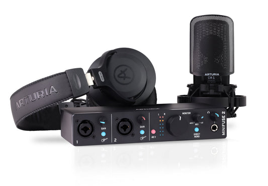 Arturia MiniFuse Recording Pack in Black