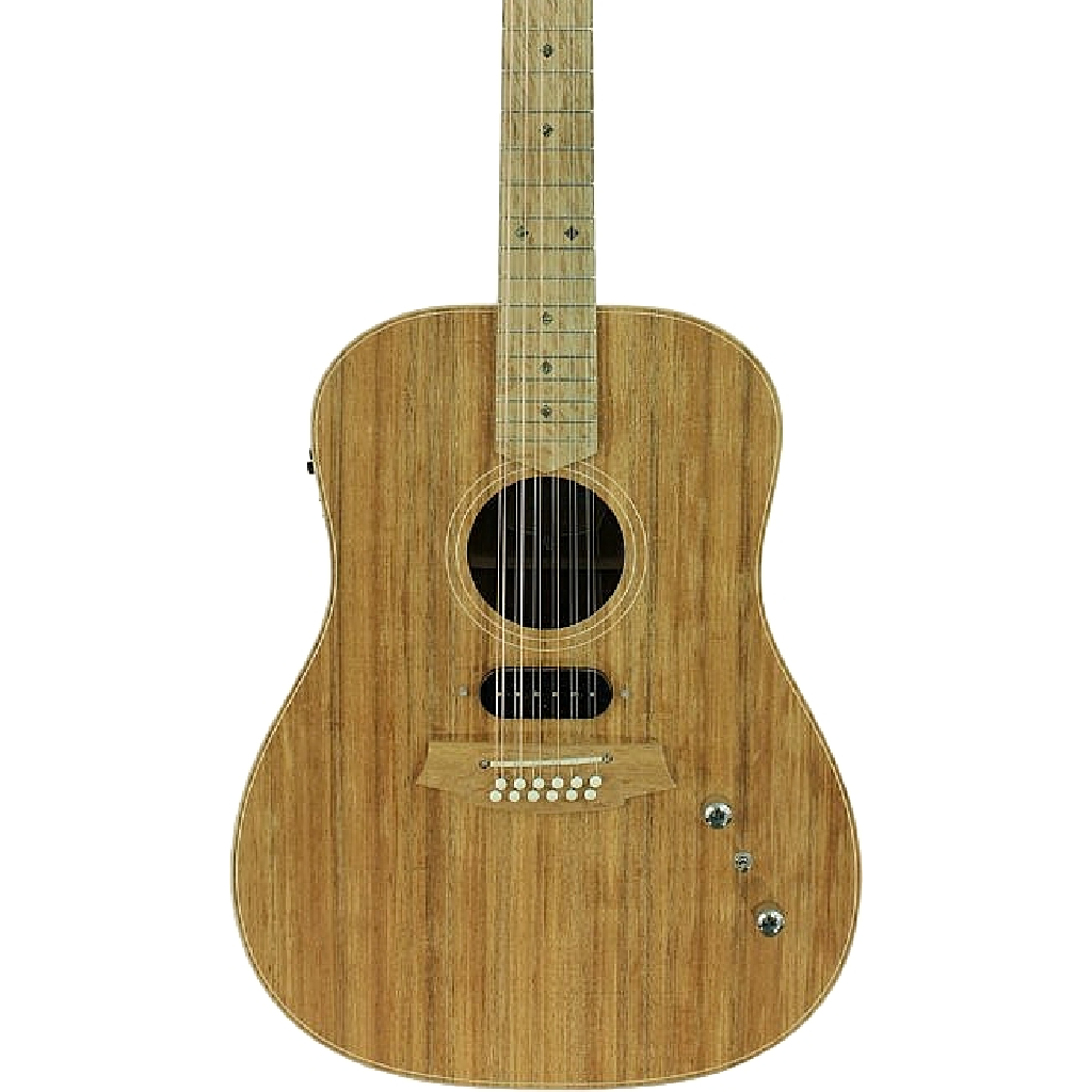 Cole Clark CCFL2E-12-BLBL-AE-HUM 12-String Dual Output in Natural