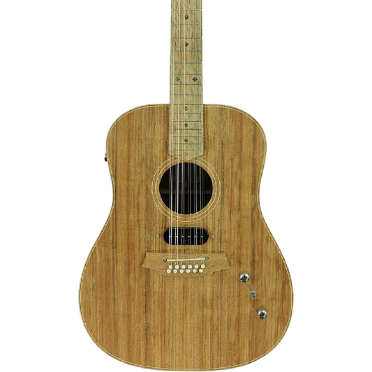 Cole Clark CCFL2E-12-BLBL-AE-HUM 12-String Dual Output in Natural