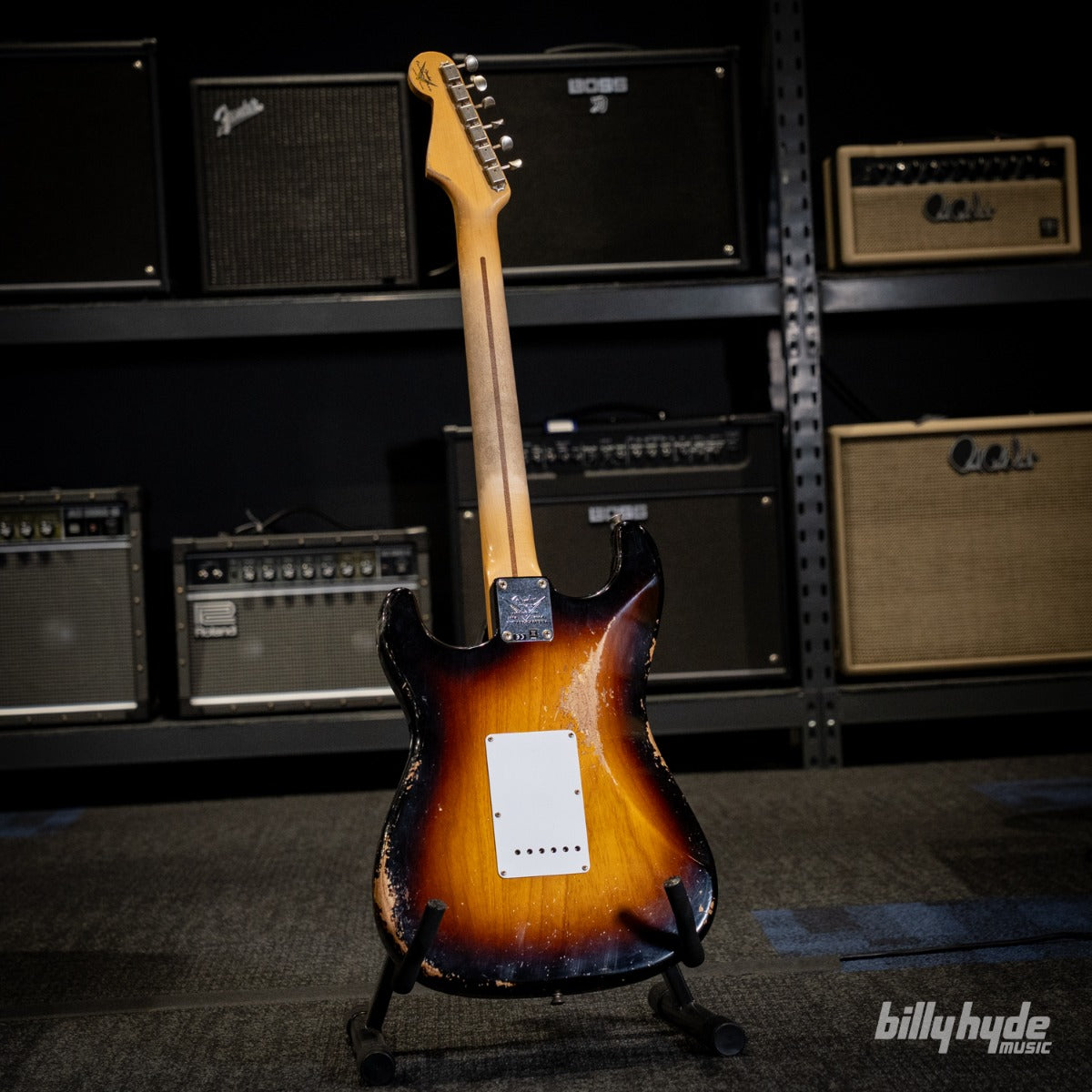 Fender Custom Shop Limited Edition 70th Anniversary 1954 Stratocaster Heavy Relic Electric Guitar in Wide-Fade 2-Color Sunburst