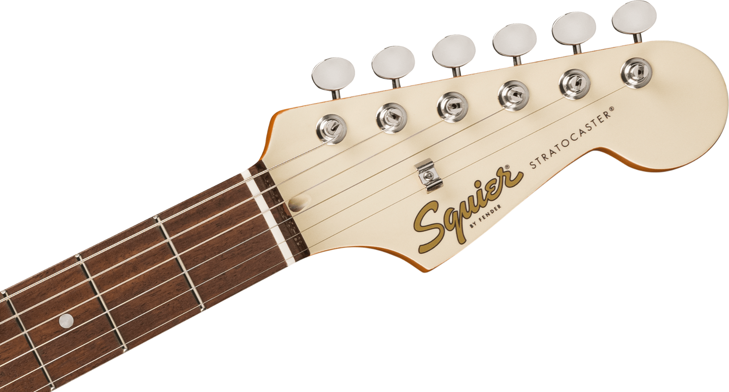 Squier FSR Classic Vibe 60s Stratocaster, Laurel Fingerboard, Tortoiseshell Pickguard in Olympic White