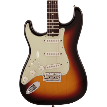 Fender Made in Japan Traditional 60s Stratocaster Left-Handed, Rosewood Fingerboard in 3 Color Sunburst