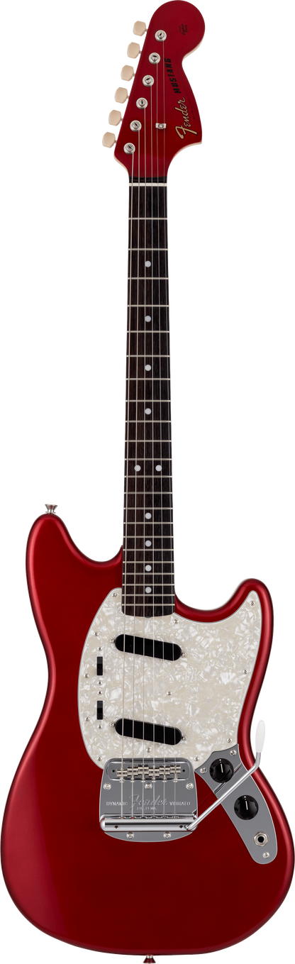 Fender Made in Japan Traditional 70s Mustang, Rosewood Fingerboard in Candy Apple Red