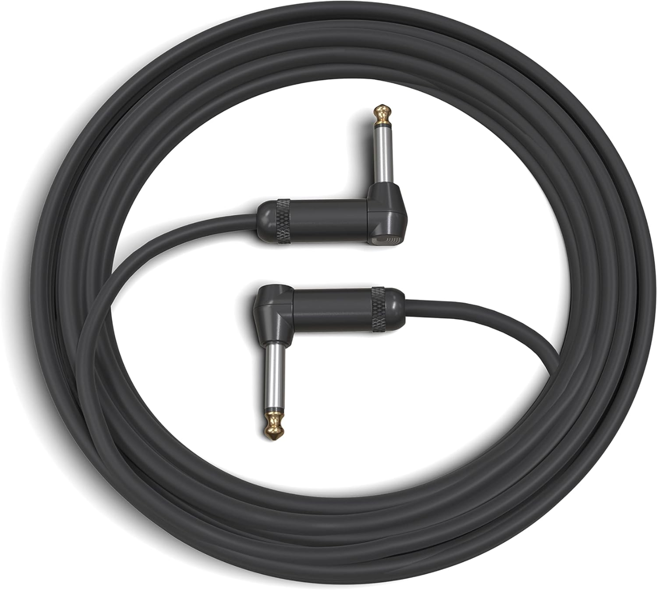 D'Addario Planet Waves 20' American Stage Instrument Dual Right Angle Cable in Black