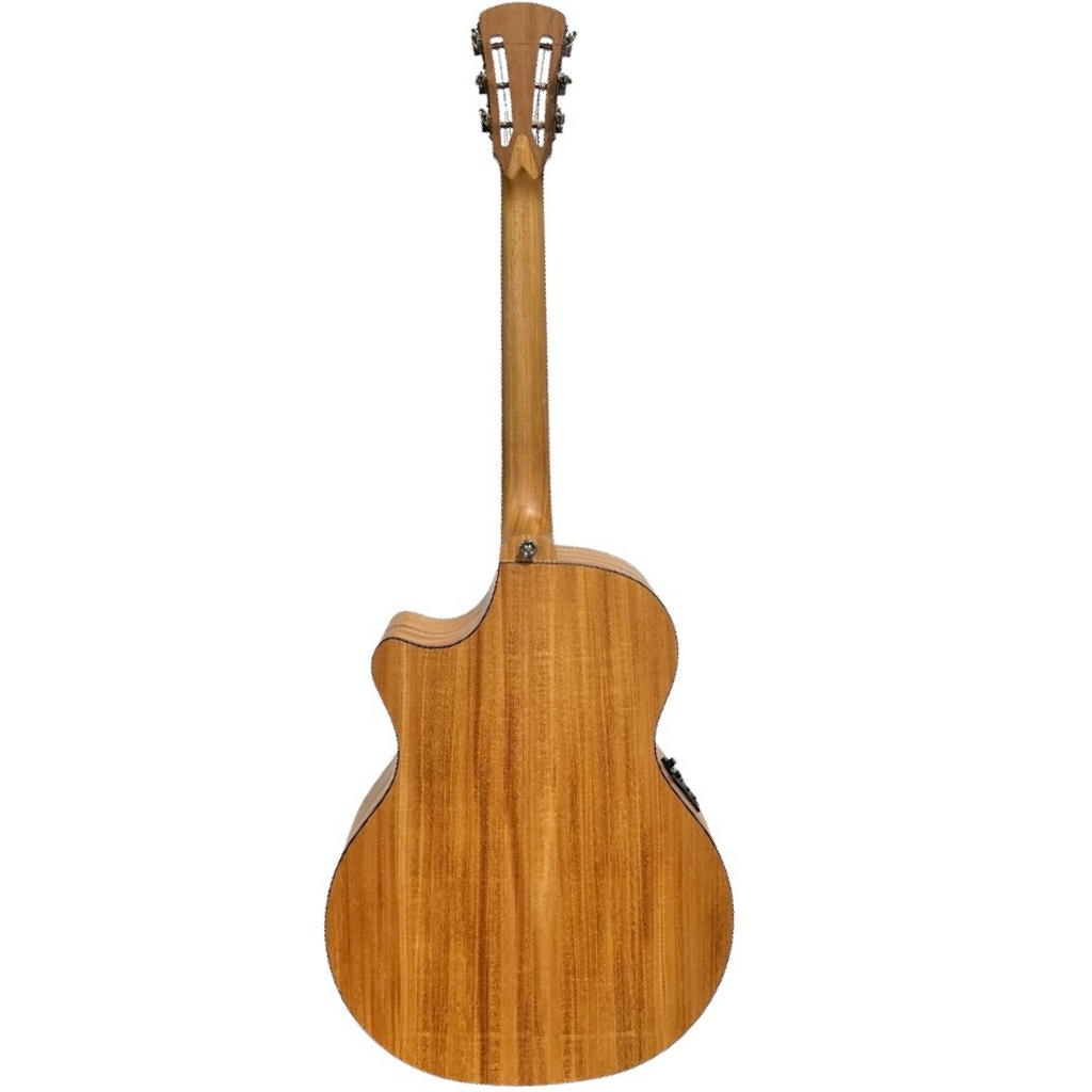 Cole Clark SRAN2EC-MMAH-R Studio Recording Grand Auditorium Acoustic Electric Guitar in Natural Satin