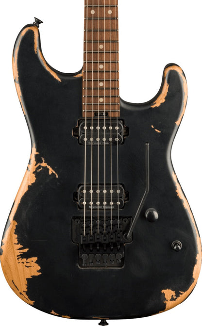 Charvel Pro Mod Relic San Dimas Style 1 HH FR PF in Weathered Black