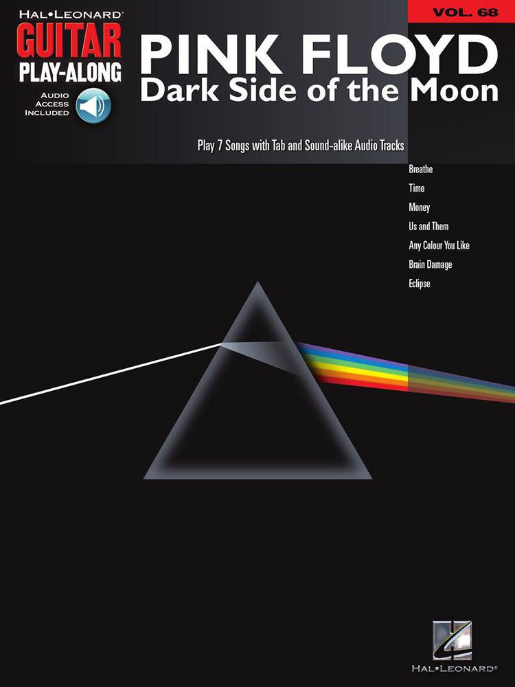 Pink Floyd Dark Side Of The Moon Guitar Playalong Volume 68 BK/OLA