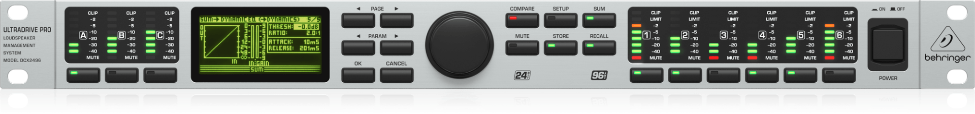 Behringer Ultradrive Pro DCX2496 Loudspeaker Management System
