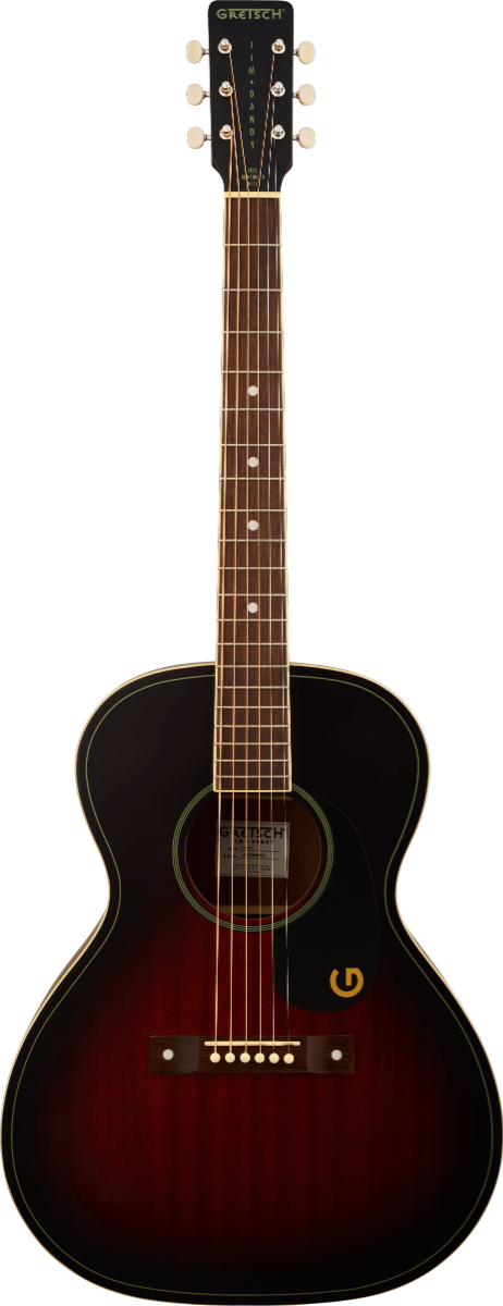 Gretsch Jim Dandy Concert Acoustic Guitar in Deep Cherry Burst