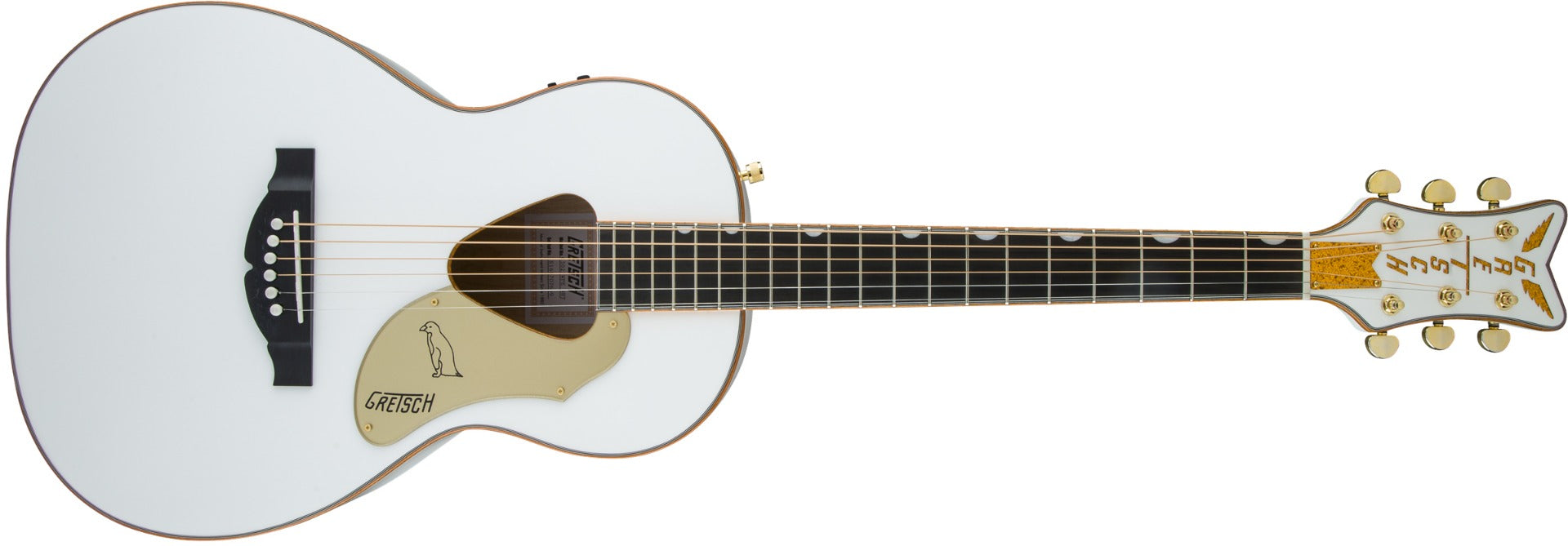 Gretsch G5021WPE Rancher Penguin Parlor Acoustic/Electric, Fishman Pickup System in White