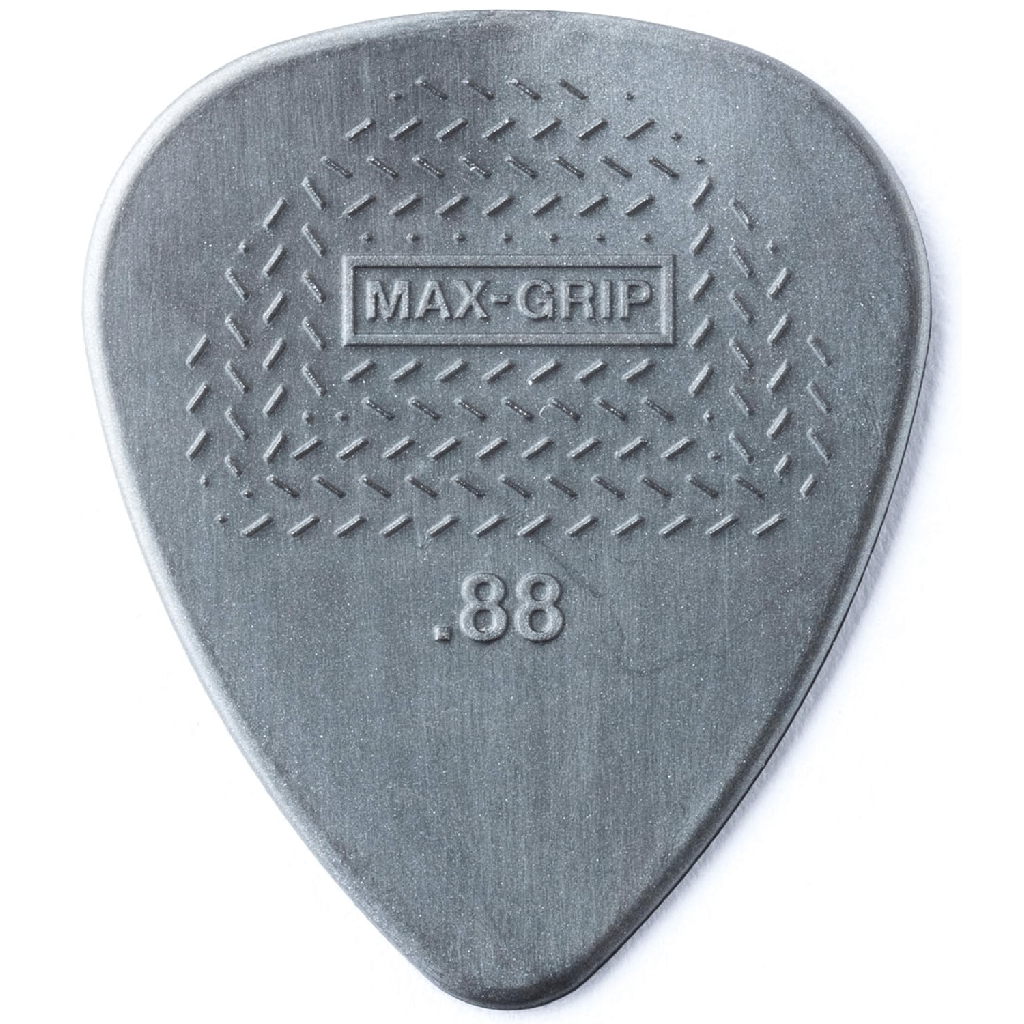 Jim Dunlop Nylon Max Grip Standard Guitar Pick .88mm 12 Pack in Grey