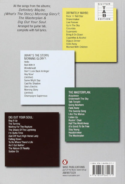 The Oasis Collection Guitar Tab