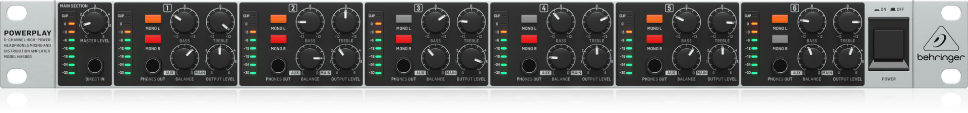 Behringer Powerplay HA6000 Headphone Distribution Amp