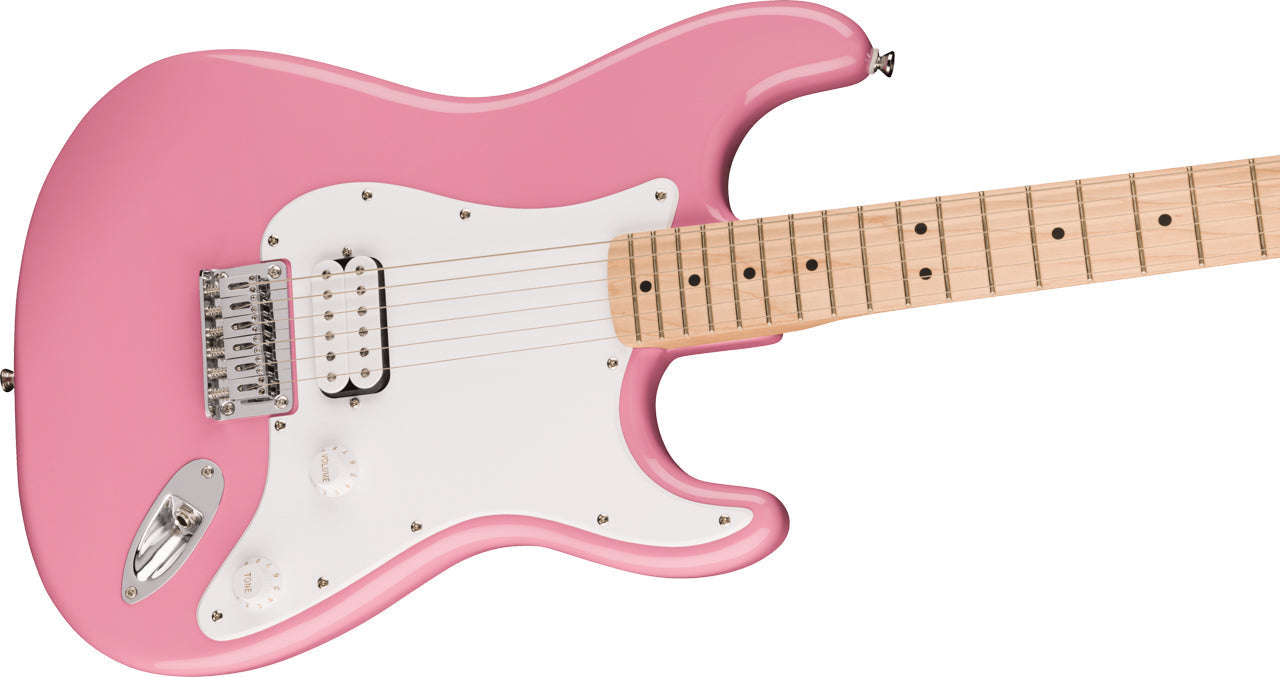Squier Sonic Stratocaster HT H in Flash Pink