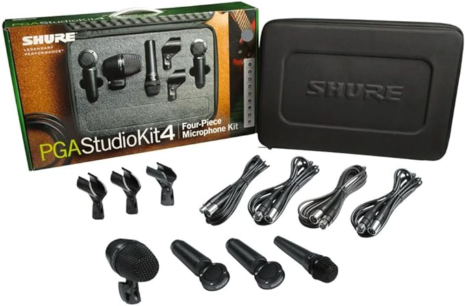 Shure PGASTUDIOKIT4 4 piece Microphone Kit