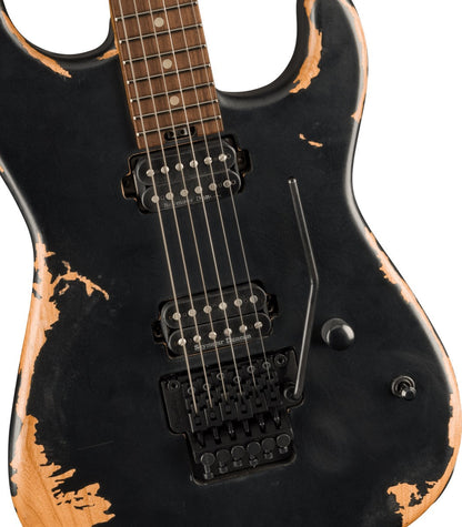 Charvel Pro Mod Relic San Dimas Style 1 HH FR PF in Weathered Black