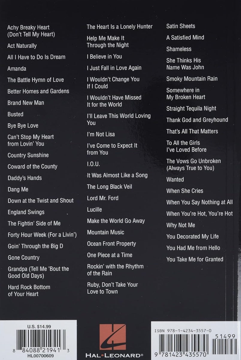Country Favorites Guitar Chord Songbook