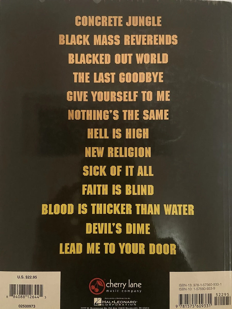 Black Label Society Shot To Hell Guitar Tab Pili