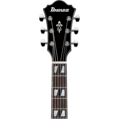 Ibanez AE170 Acoustic Electric Guitar in Transparent Black High Gloss