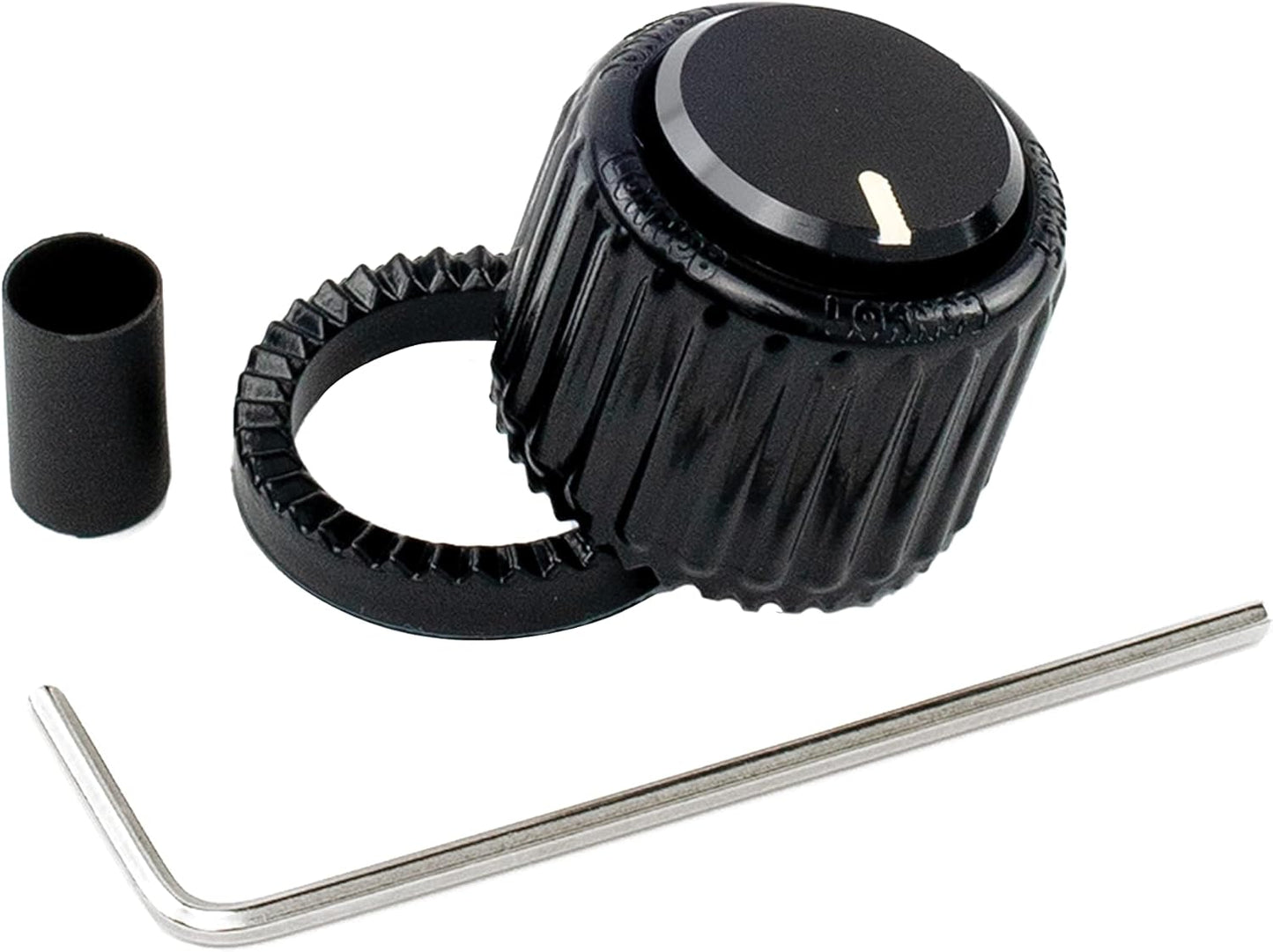 D'Addario LokNob Large Black Plastic Knob