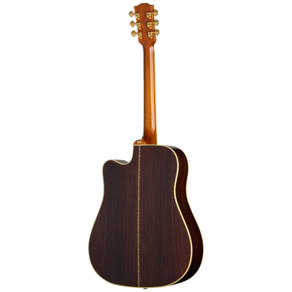 Epiphone Hummingbird Deluxe EC Acoustic Electric Guitar in Autumn Burst