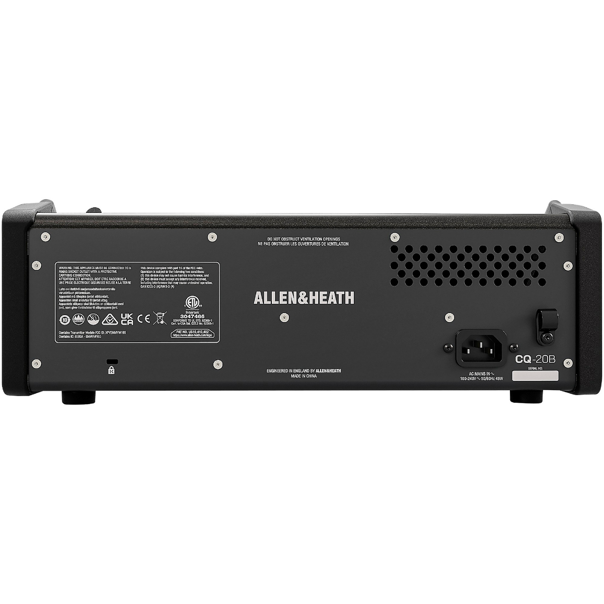 Allen & Heath CQ20B Ultra Compact 20in / 8out Digital Mixer with Wi-Fi
