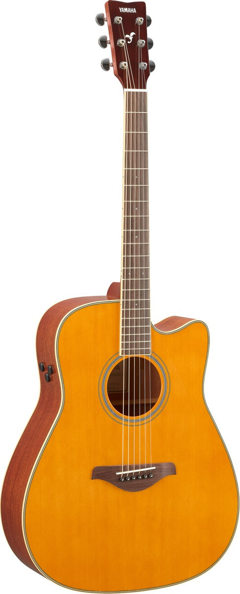 Yamaha FGC TA TransAcoustic Guitar in Vintage Tint