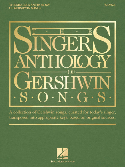 The Singers Anthology of Gershwin Songs Tenor