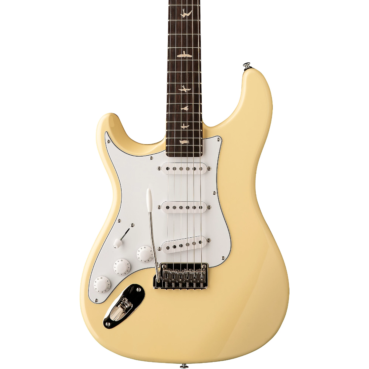 PRS SE Silver Sky Rosewood Lefty Elecric Guitar in Moon White