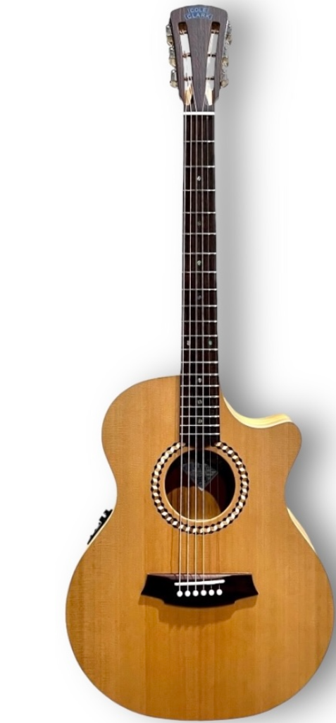 Cole Clark SRAN2EC-CMAH-R Studio Recording Grand Auditorium Acoustic Electric Guitar in Cedar Mahogany