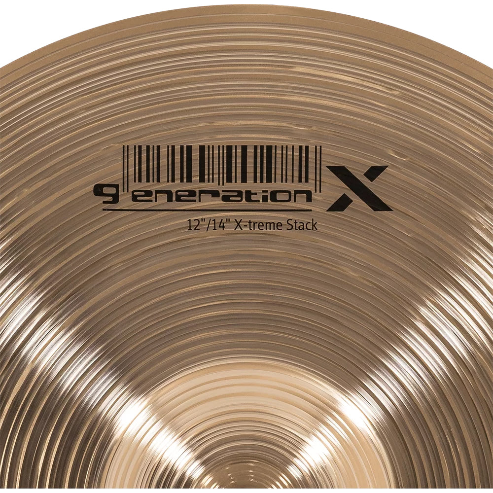 Meinl Cymbals Generation X 12" and 14" Xtreme Stack HiHats