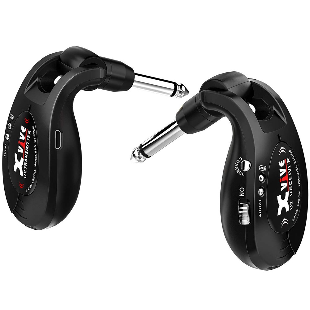 Xvive U2 2.4GHZ Guitar Wireless System in Black