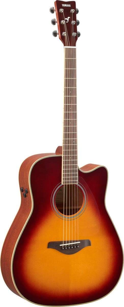 Yamaha FGC TA TransAcoustic Guitar in Brown Sunburst