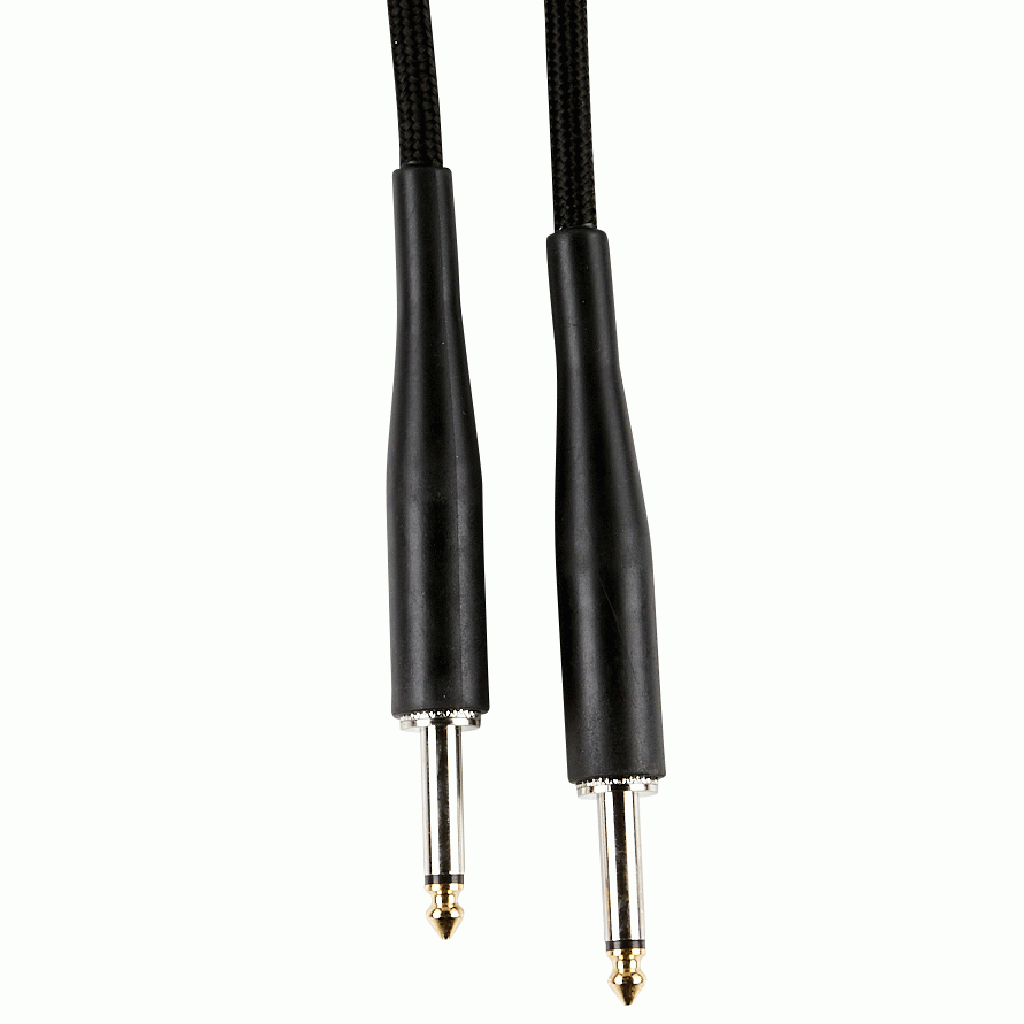 Armour GW10B 10 Foot Guitar Lead in Woven Black