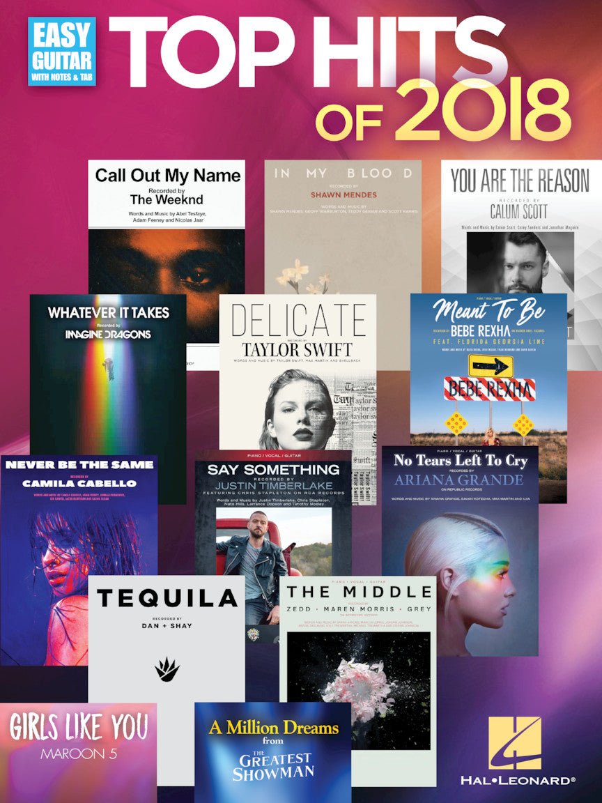 Top Hits Of 2018 Easy Guitar Notes And Tab