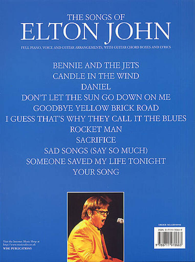 The Songs Of Elton John PVG