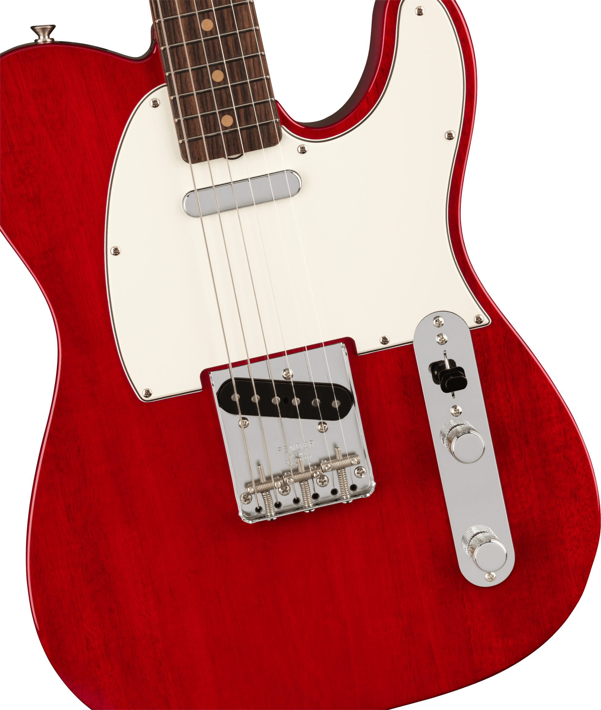 Fender American Vintage II 1963 Telecaster, Rosewood Fingerboard in Crimson Red Transparent