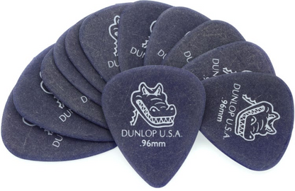 Dunlop Gator Grip Guitar Picks .96mm 12 Pack in Grey