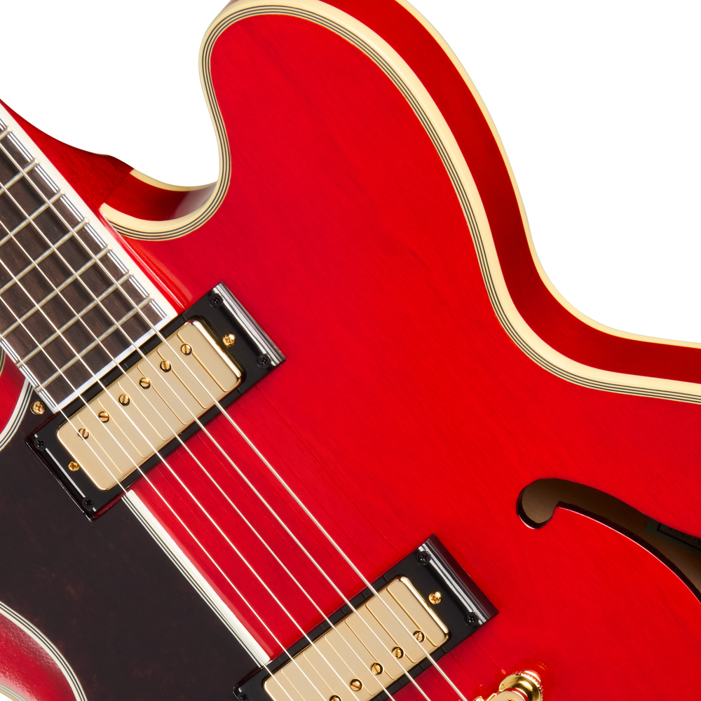 Epiphone Masterbilt Gem Archer Sheraton in Cherry Red - Left Handed