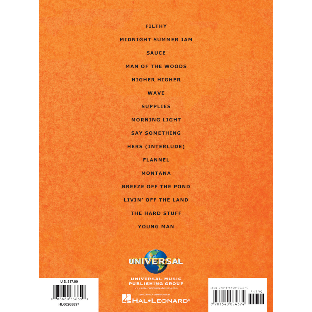 Justin Timberlake Man of the Woods PVG