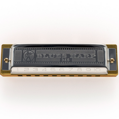 Hohner MS Series 10 Hole Blues Harp Ab