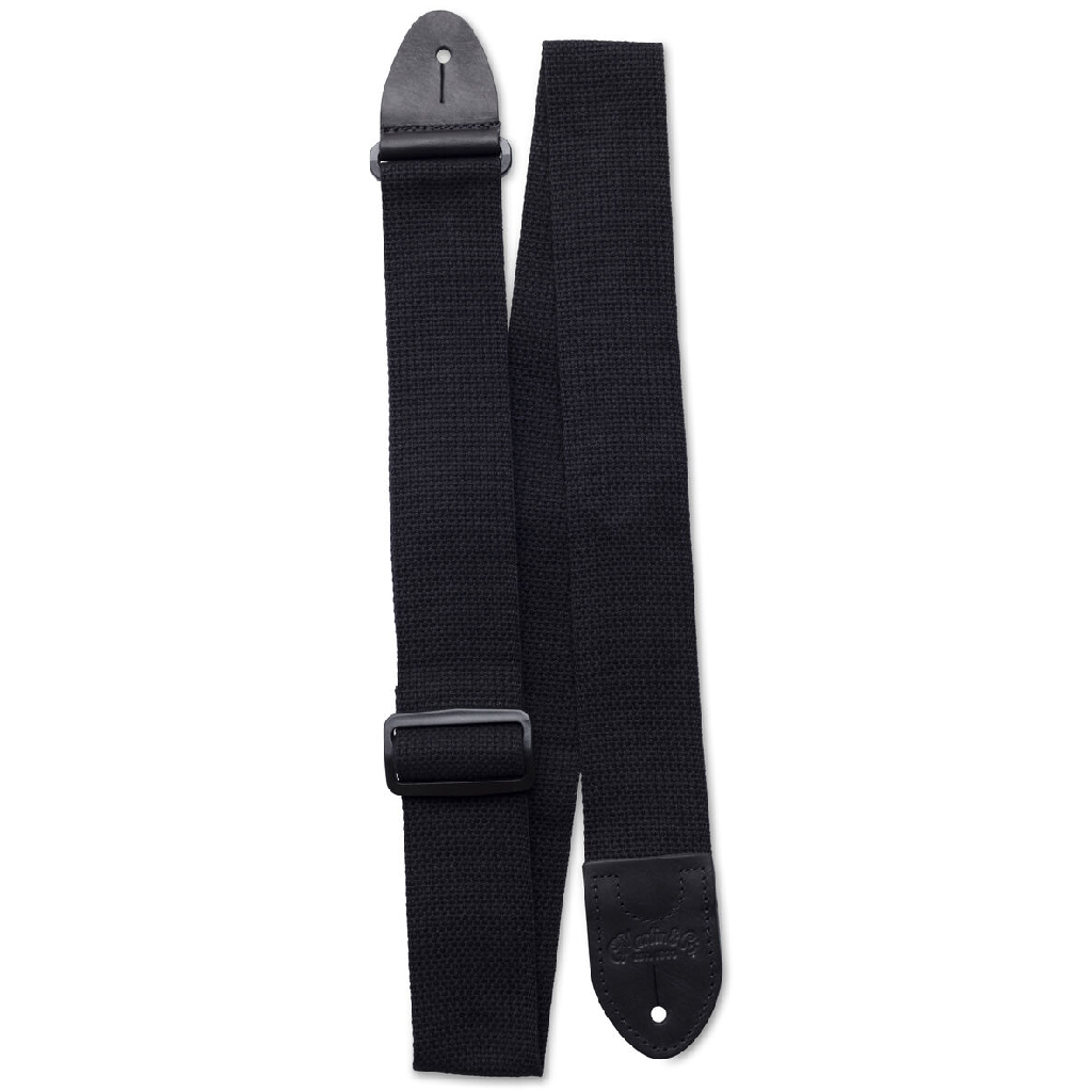 Martin Basic Cotton Weave Pick Holder Strap in Black