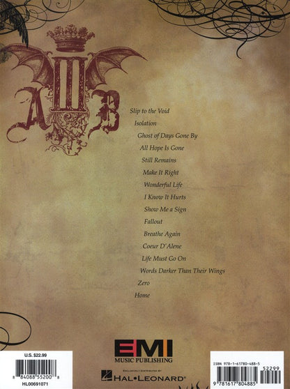 Alter Bridge AB III Guitar Tab RV