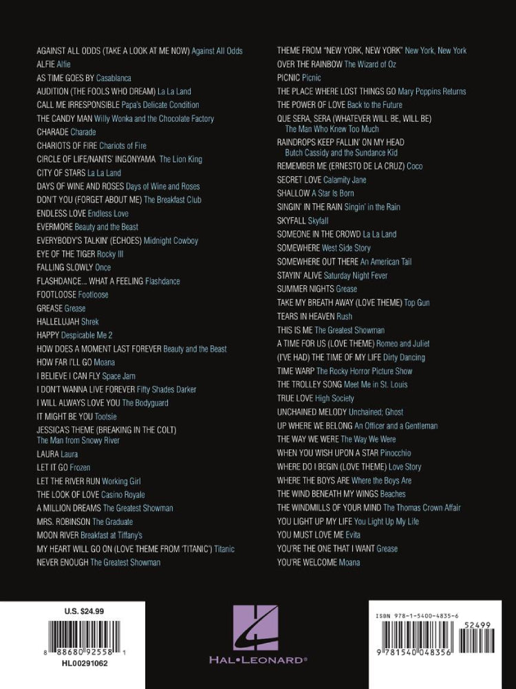 The Best Movie Songs Ever PVG 5th Edition