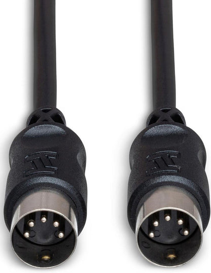 HOSA MID301BK MIDI Cable 1Ft in Black