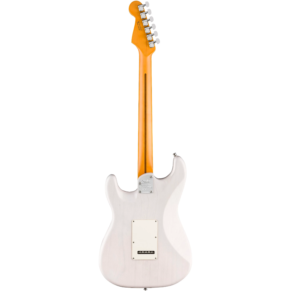 Fender American Ultra Luxe Vintage '50s Stratocaster Electric Guitar, Maple Fingerboard in White Blonde