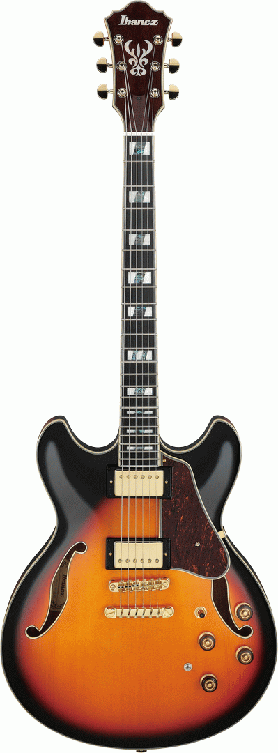 Ibanez AS113 Artstar Electric Guitar in Brown Sunburst