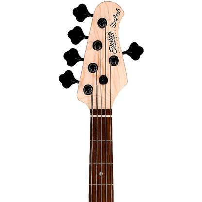 Sterling by Music Man StingRay 5 Ray5 HH 5 String Bass Guitar in Stealth Black