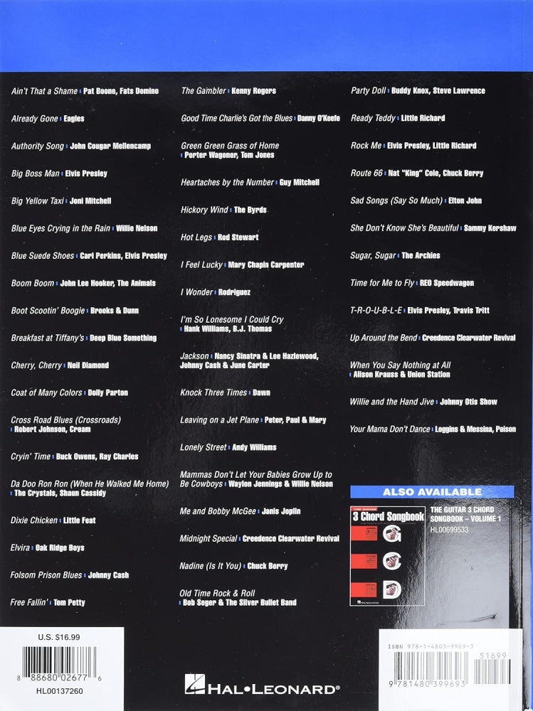 Guitar 3 Chord Songbook Vol 2 Guitar Tab