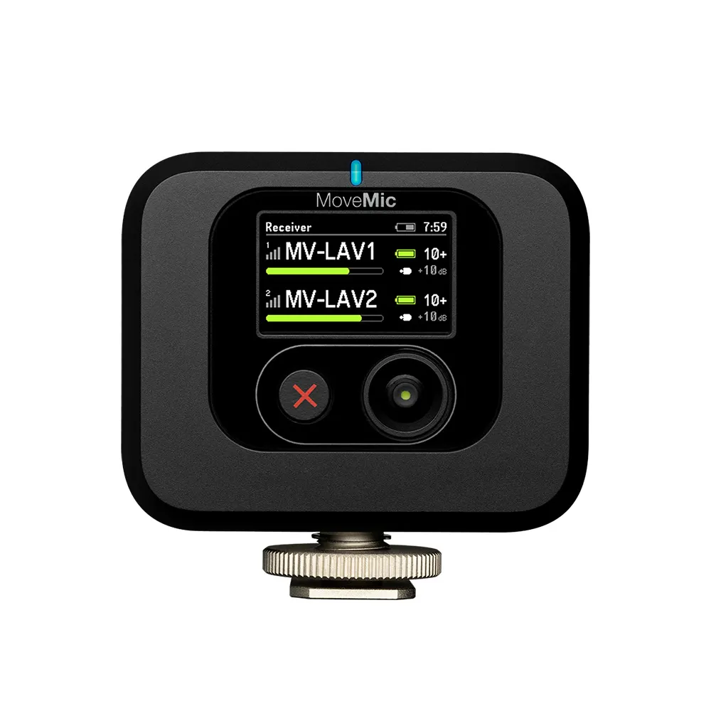 Shure MoveMic Two Receiver Kit Two Channel Wireless Lavalier Microphone System